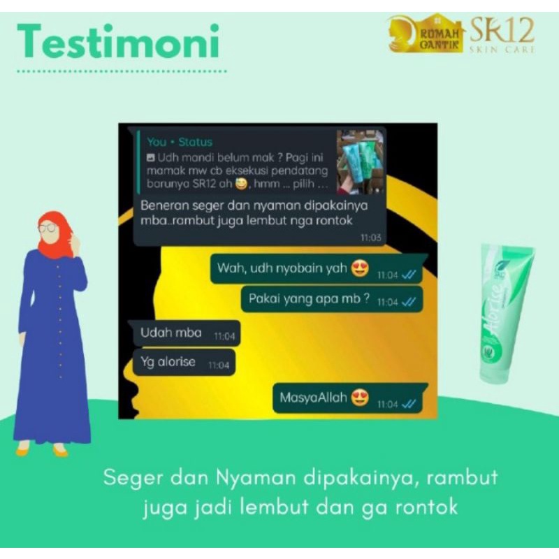 ALORISE SHAMPO SAMPO SR12 HERBAL SKINCARE PERAWATAN RAMBUT RONTOK RUSAK BERCABANG ALAMI HALAL BPOM