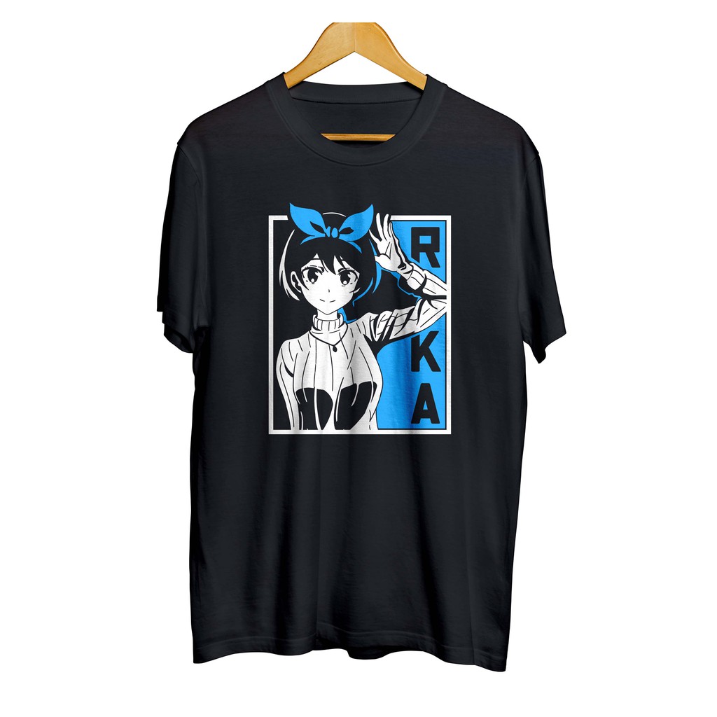 Kaos Anime RUKA SARASHINA WAIFU KAWAII - KANOJO OKARISHIMASU 100% coton combed 30s