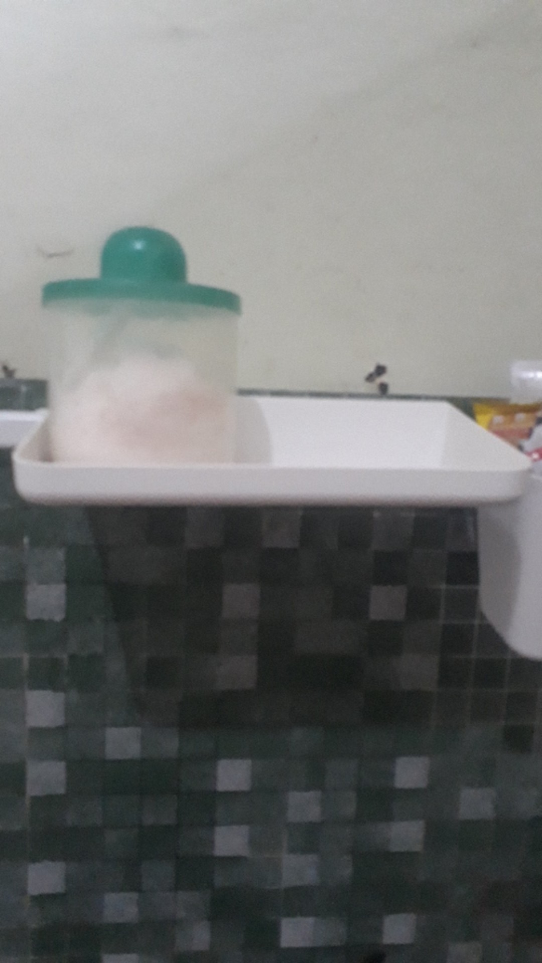 Rak  /pengering Peralatan Makan Putih Kecil Su195