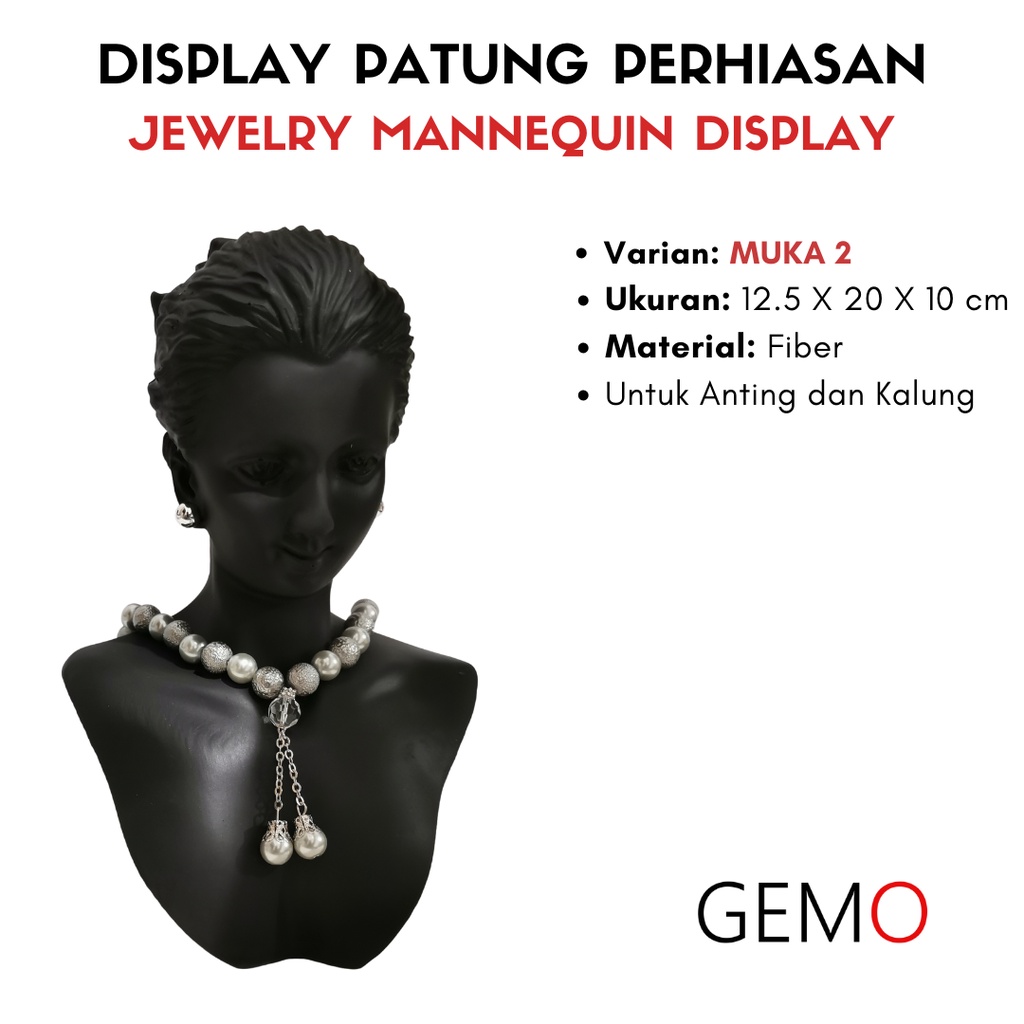 Display Patung Perhiasan Manekin untuk Cincin Gelang Kalung Anting cocok untuk Alat Peraga Toko Emas Perak Permata Berlian Perak Diamond