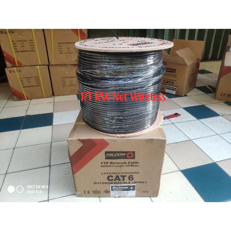 Kabel Falcom FTP Cat6 Outdoor Dobel Jaket