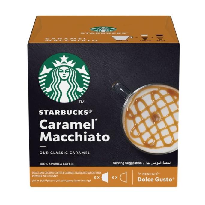 

Limited Dolce Gusto Starbucks Caramel Macchiato Coffee Capsules With Milk Gilaa!!!