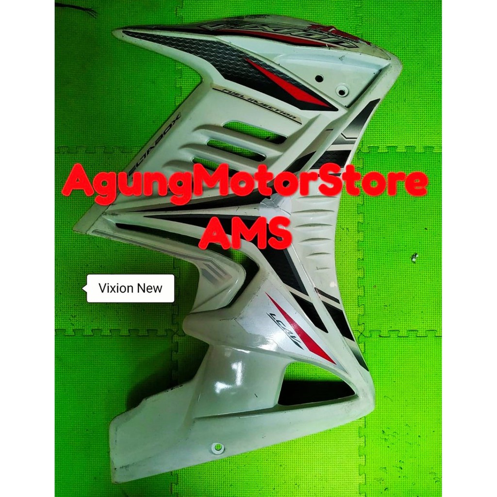 SAYAP SAMPING VARIASI YAMAHA VIXION NEW WARNA PUTIH