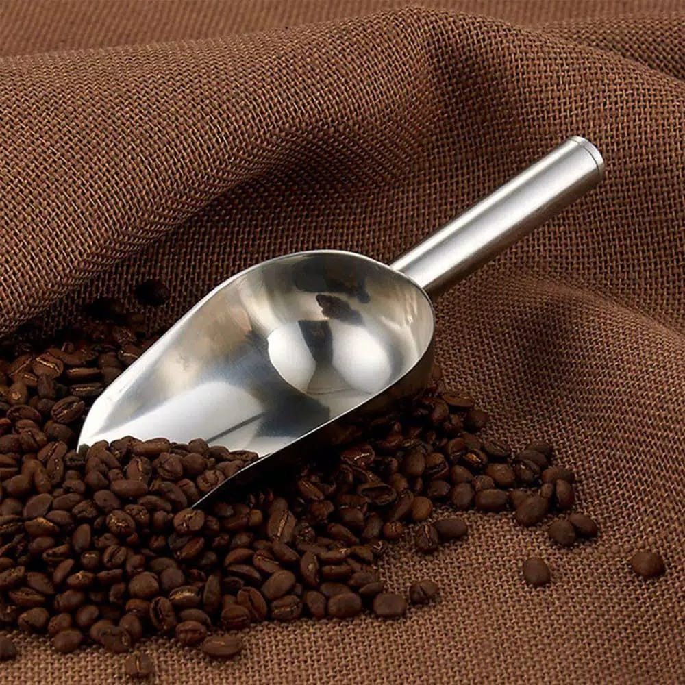 Hello - 1PC ORI 100% WITH BUBBLE [SEB9] Sendok Sekop Es Batu Stainless Steel SIZE 9 INCH Serokan Untuk Tepung / Gula / Biji Bijian / Beras SERBAGUNA PALING MURAH !!-2