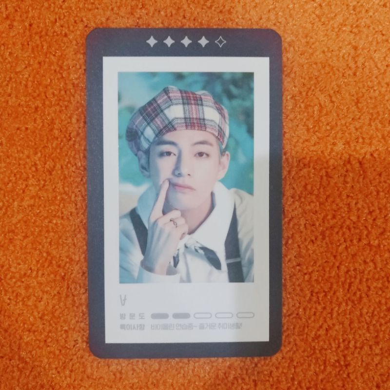 BTS 5th Muster Guestbook Card Taehyung