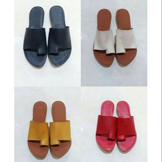 Sandal wanita asli kulit sapi/ sandal wanita asli kulit garut / sandal wanita asli kulit murah