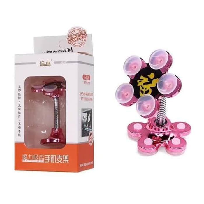 Holder Bunga Gurita Flower Matahari VIP Flexible HP Stand Handphone