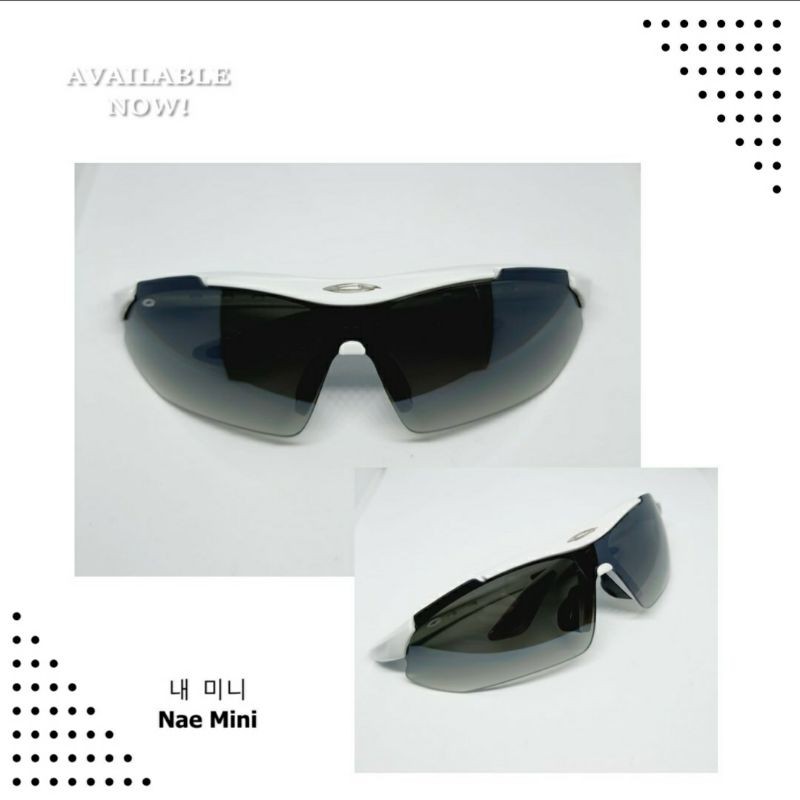 Kacamata sepeda / Kacamata Gowes White