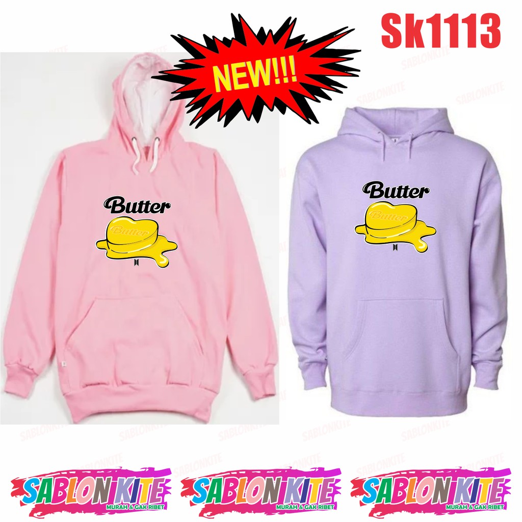 MURAH!!! HOODIE BUTTER KPOP SK1113 UNISEX FLEECE