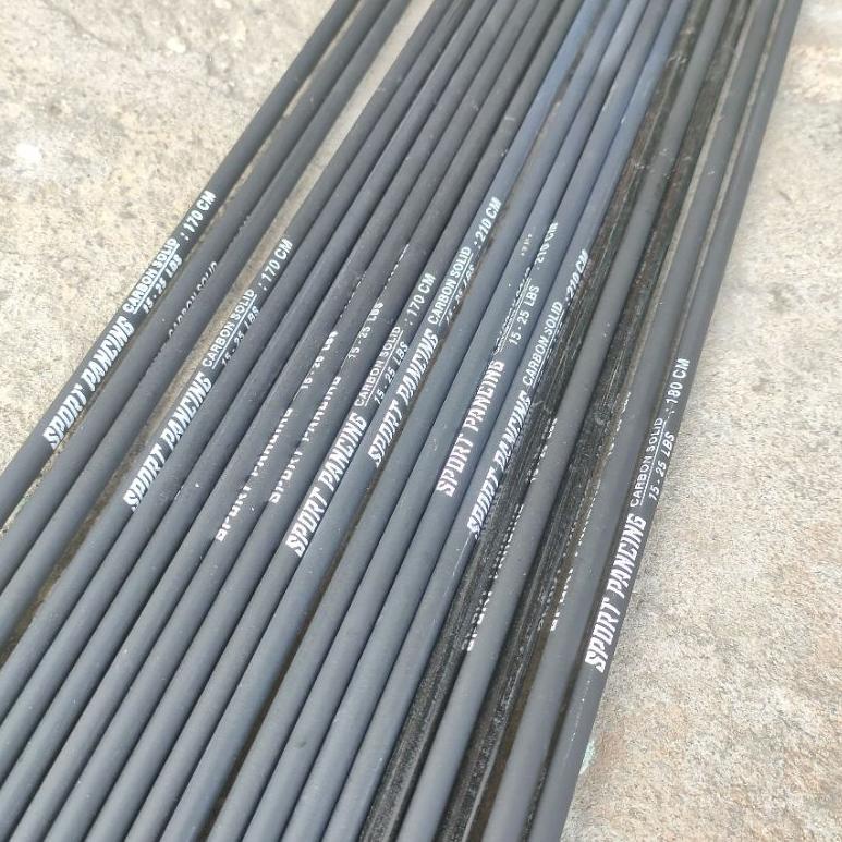 BOB.28My22ᴼ– Blank Carbon Sutet Solid Sport Pancing Sudah Bubut 140cm ~ 220cm