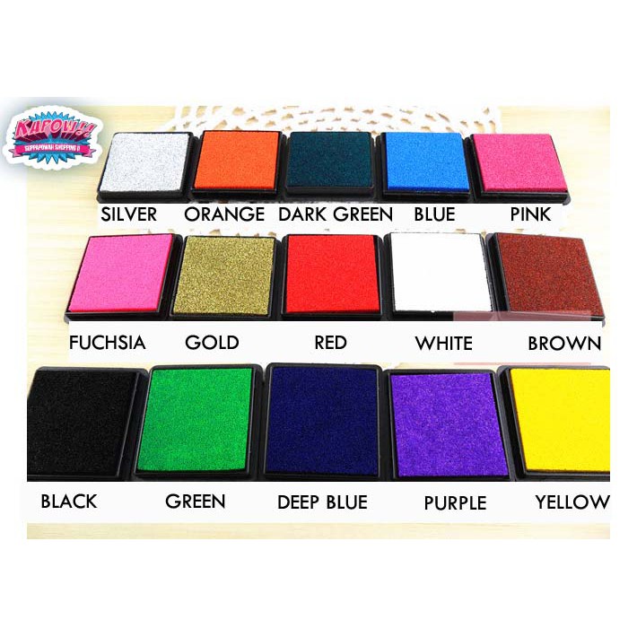 

INK PAD - BANTALAN TINTA warna PUTIH