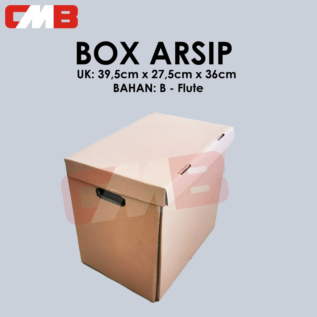 

kardus karton box arsip Uk. 39,5 x 27,5 x 36