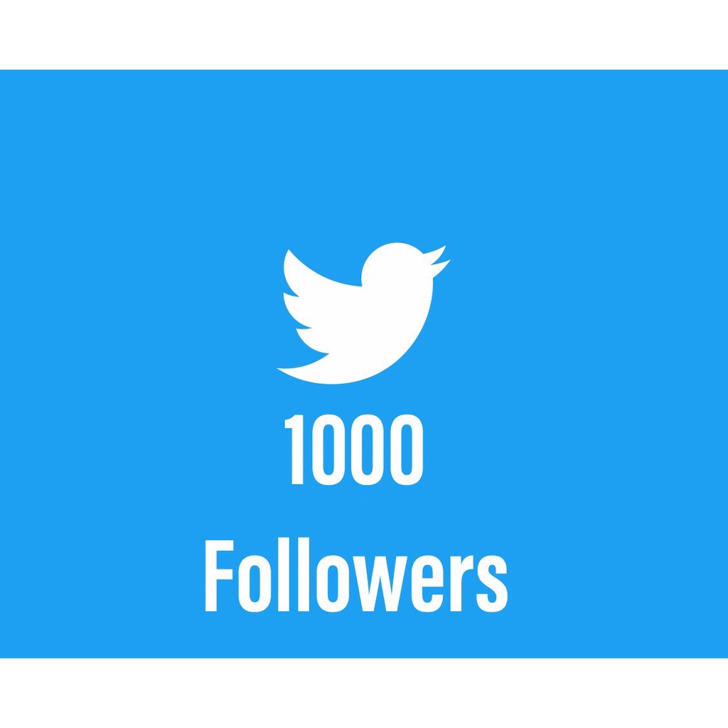1000 Followers Twitter Fresh Terbaru Aman Termurah / Pengikut Twitter Follower Real NO DROP HIGH QUA