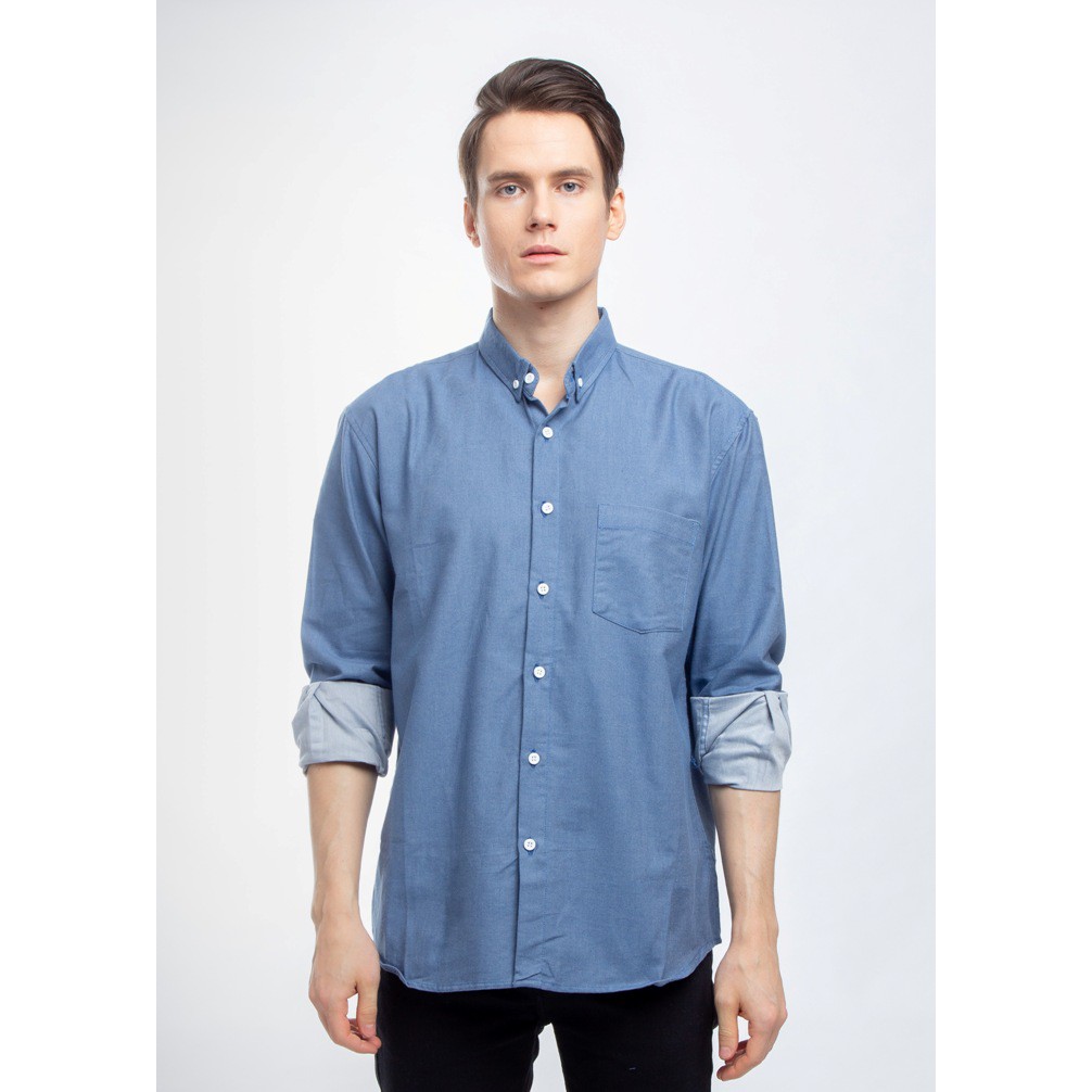 

Erigo Long Shirt Autumn Denim Blue
