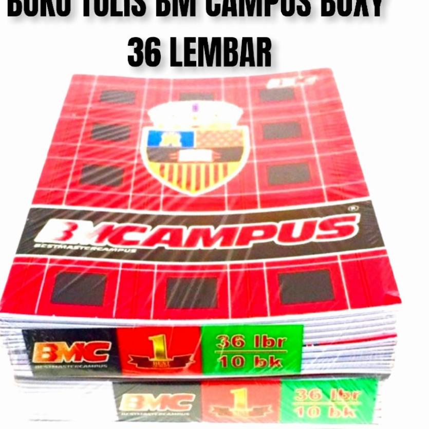 

⚡️DISKON BRANDS FESTIVAL⚡️ Buku Tulis BM CAMPUS Boxy 36 Lembar ( 10 Buku ) grosir