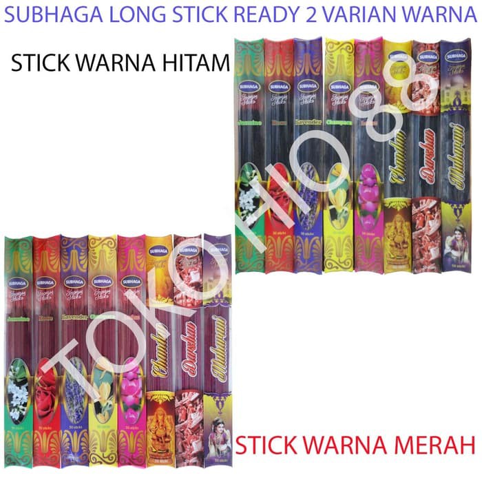 Hio / Dupa Wangi Aromaterapi Merk Subhaga Long Incense Sticks 50 stick