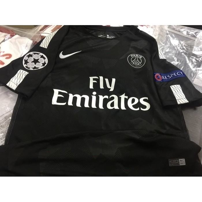[TERLARIS] Jersey Baju PSG Paris Saint Germain 3rd 17/18 Grade Ori Full Patch UCL
