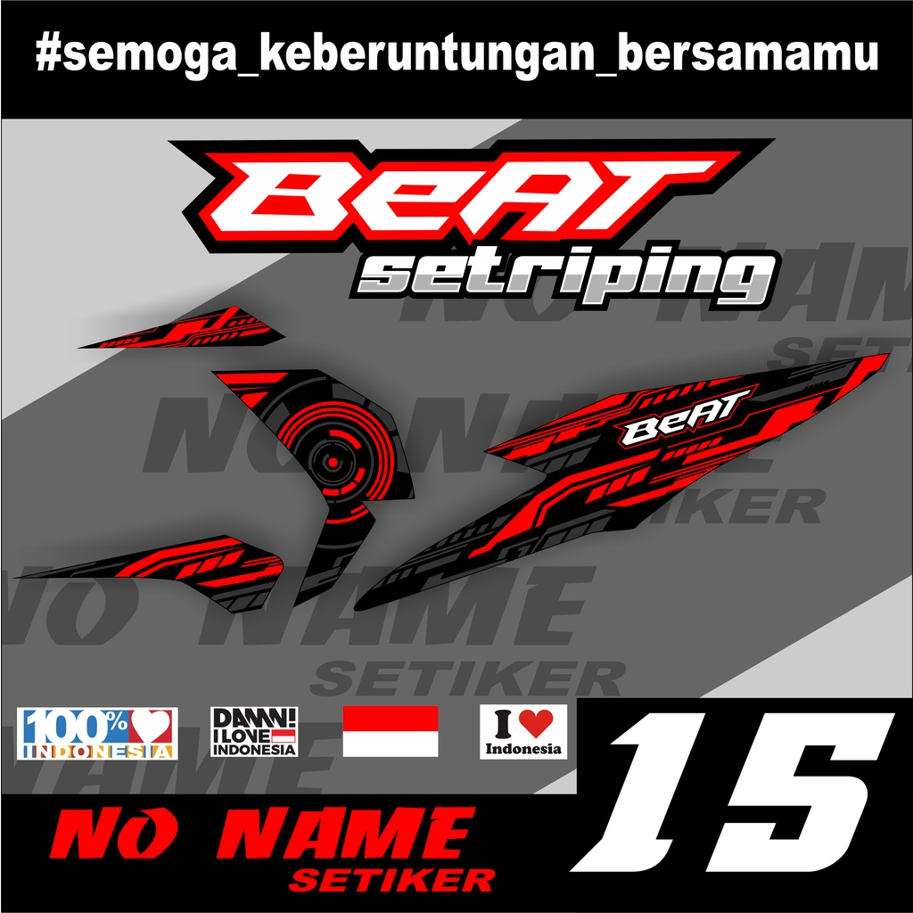 Stiker striping Beat New 2020 2021 (15) List Variasi sticker