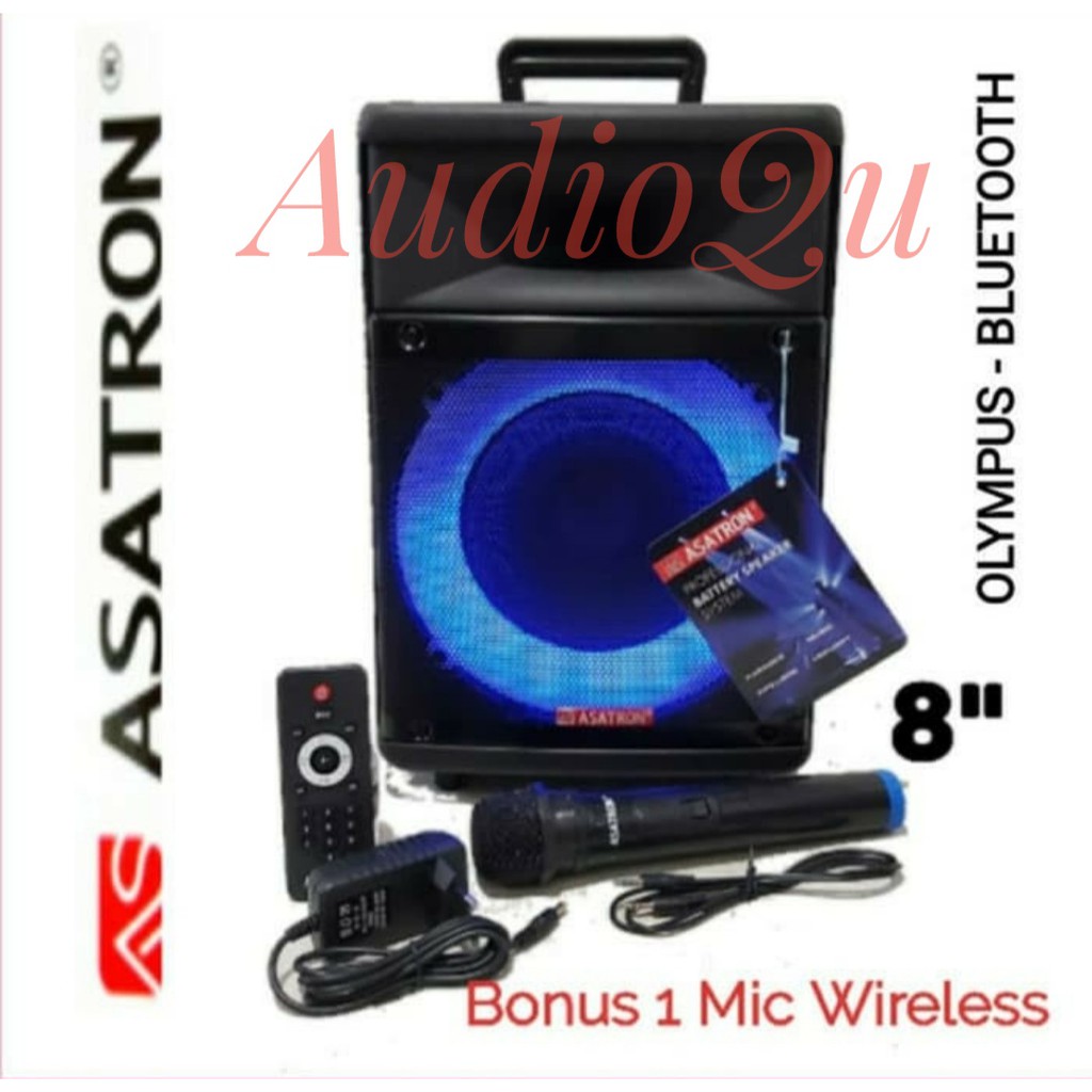Speaker Portable Asatron Olympus 8 inch