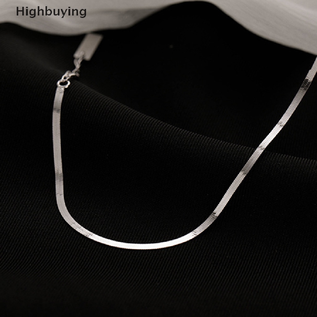 Hbid Gelang Kaki Rantai Ular Bahan Stainless Steel Warna Silver Untuk Wanita