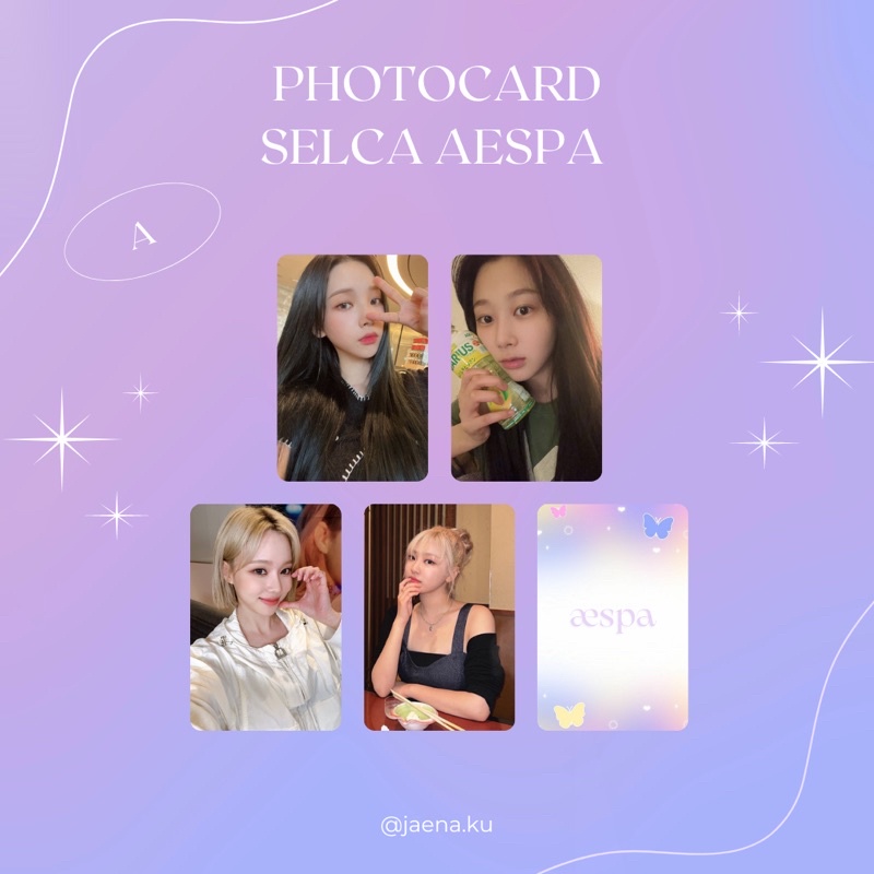 [AESPA] PHOTOCARD SELCA #5 AESPA ‼️BACA DESKRIPSI‼️