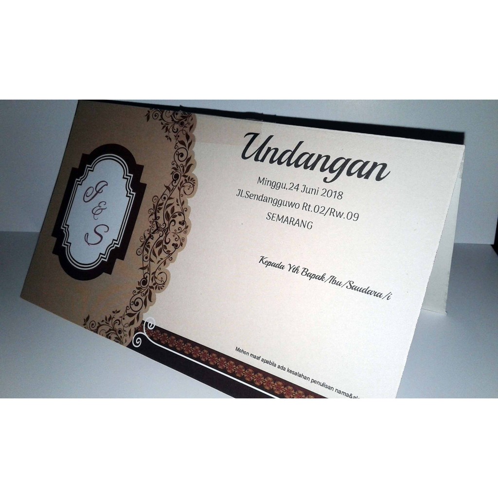 CETAK UNDANGAN MURAH UNIK BERKUALITAS KODE JATAYU 53