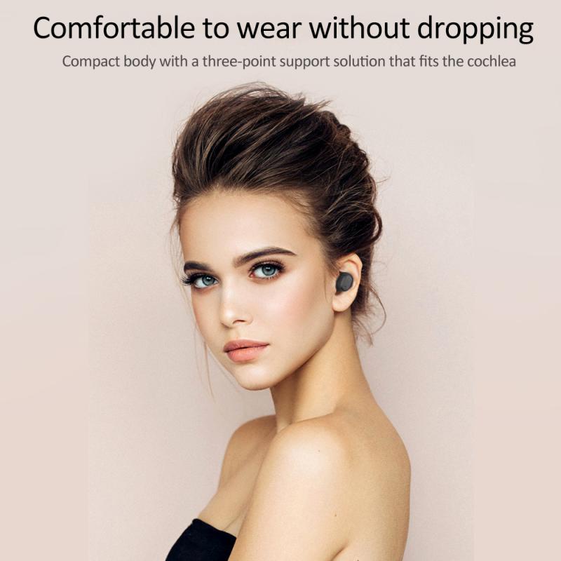 ITS H6 Wireless Headsets Olahraga Earphone Hi-Fi Stereo Smart Bluetooth Touch Headset IPX6 Tahan Air