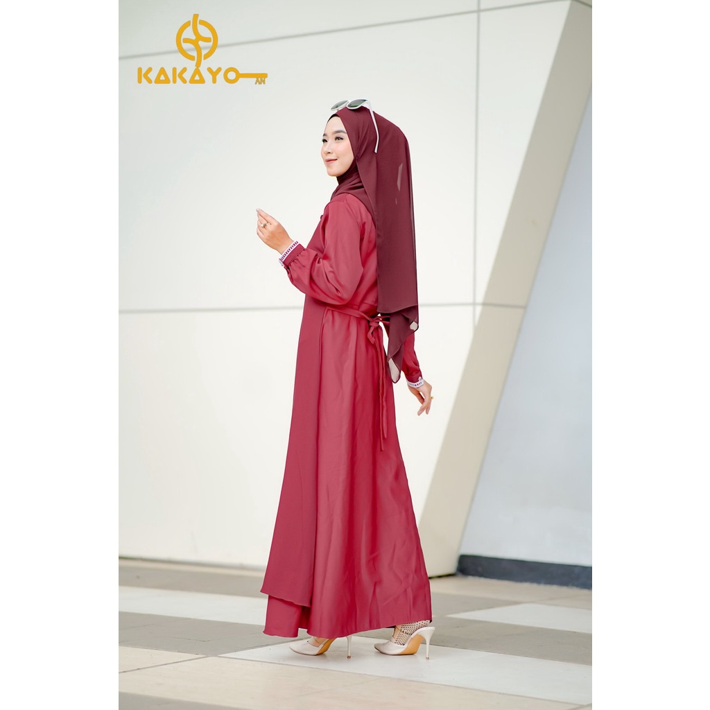 Gamis dewasa /Baju lebaran/baju gamis kekinian dari Kakayo