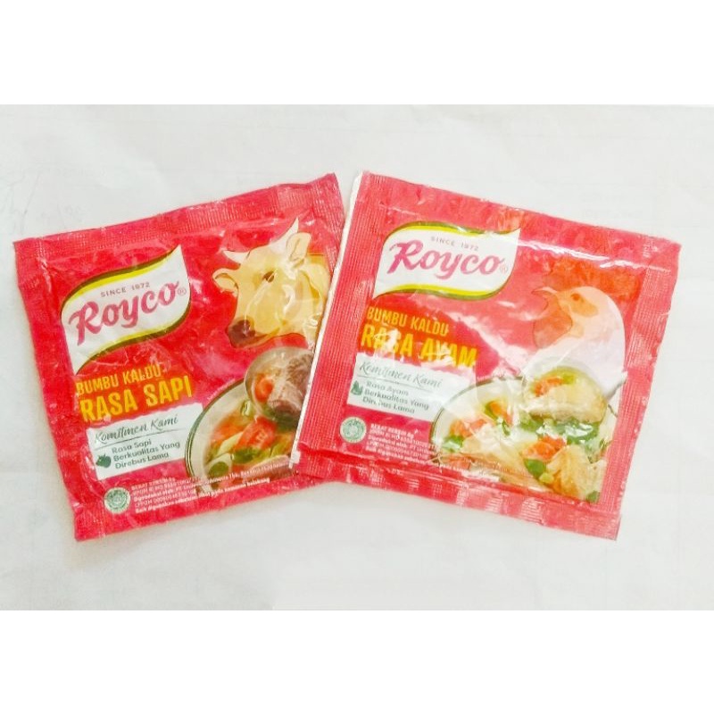 

Royco bumbu kaldu isi 8 gr, renceng 12 pcs