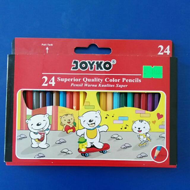 

Pensil warna joyko mini 24 warna