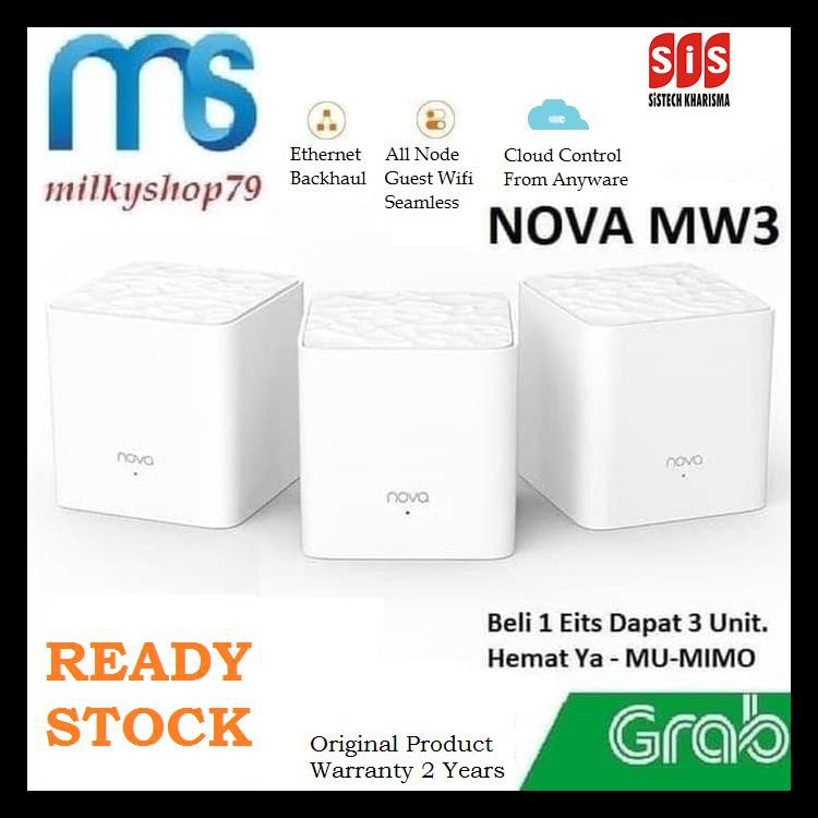 Tenda Nova Mw3 (Isi 3) - Tenda Mw3 Whole Home Mesh Wifi System