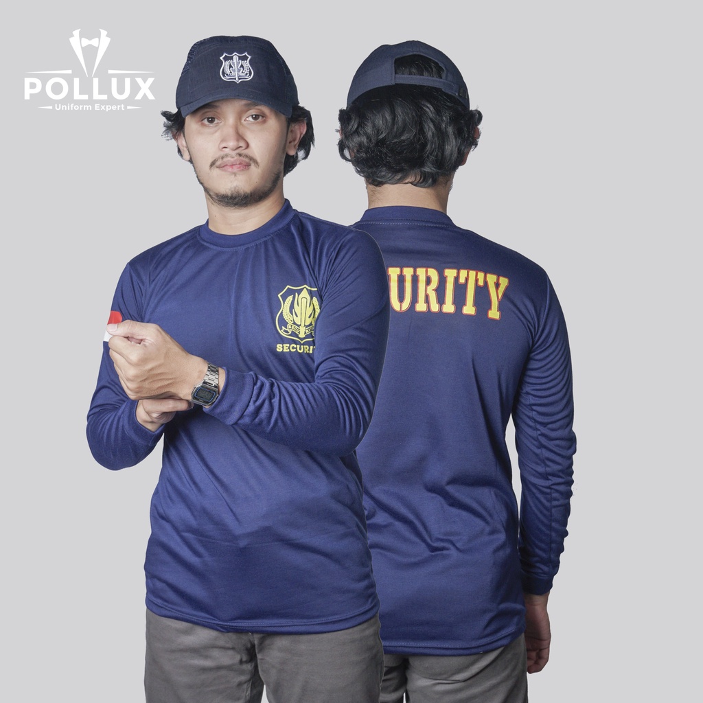 Security Kaos Satpam lengan Panjang Kerah pendek Kaos Security Terbaru Kerah Pendek Tangan Panjang Satpam Terbaru