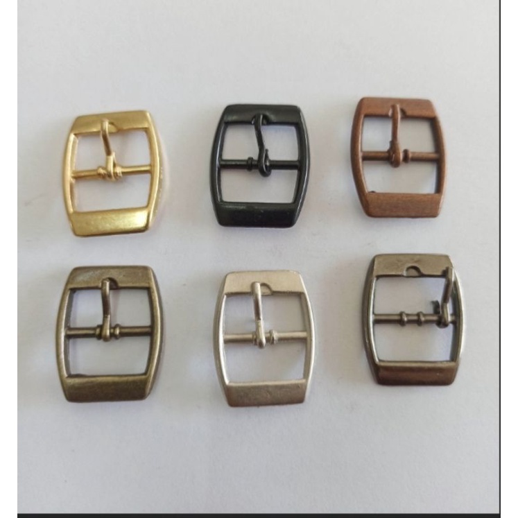 20 Pcs Gesper Sandal Wanita Pria Gesper kotak 1,8 Cm Gesper Besi Aksesoris Sandal Wanita/ Sepatu Aks