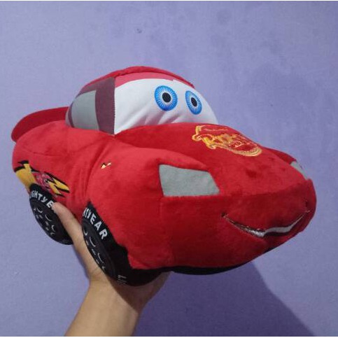 Boneka cars bahan lembuy mobil balap kado ultah souvernir mobil cars