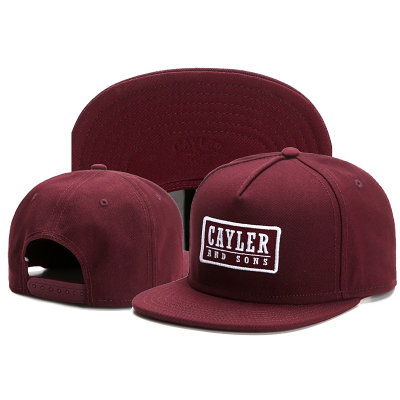 Undefeated topi baseball Snapback Motif Bordir Tulisan CAYLER SONS Gaya Hip Hop