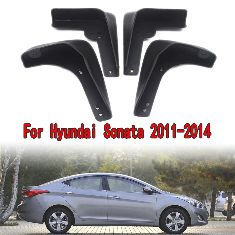 1 Set Mud Flap Pelindung Splash Untuk Fender Mobil Hyundai Sonata 2011 2012 2013 2014