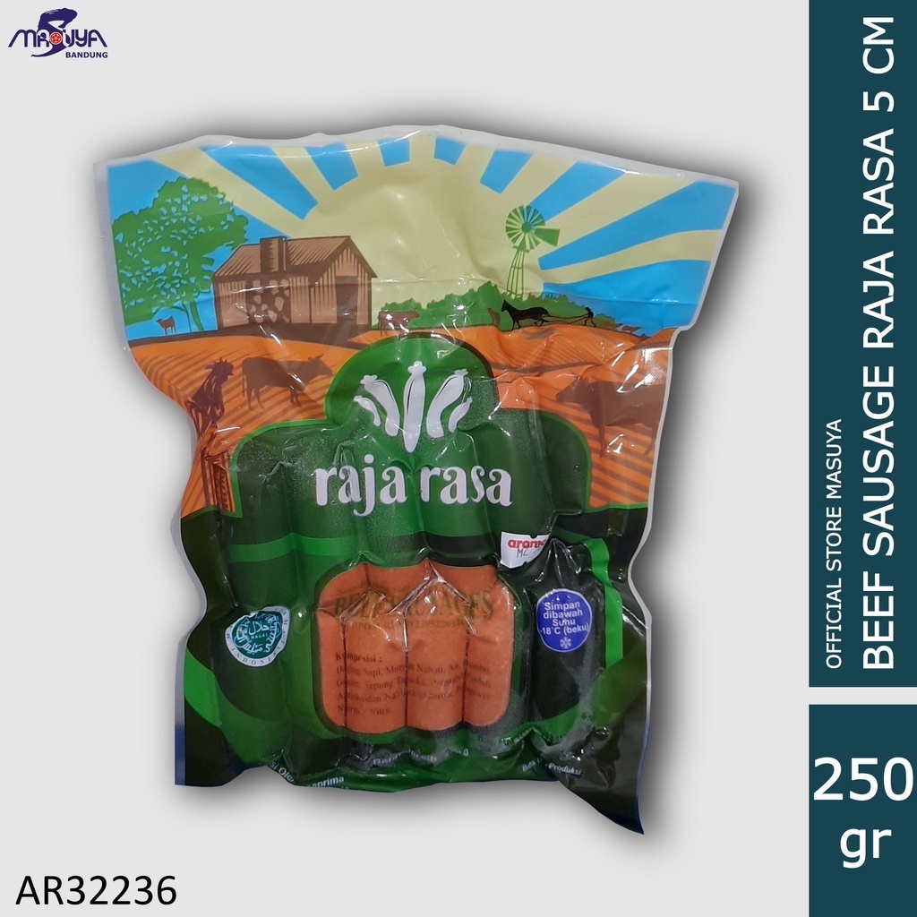 

BEEF SAUSAGES RAJA RASA AROMA 5 CM 250 GR