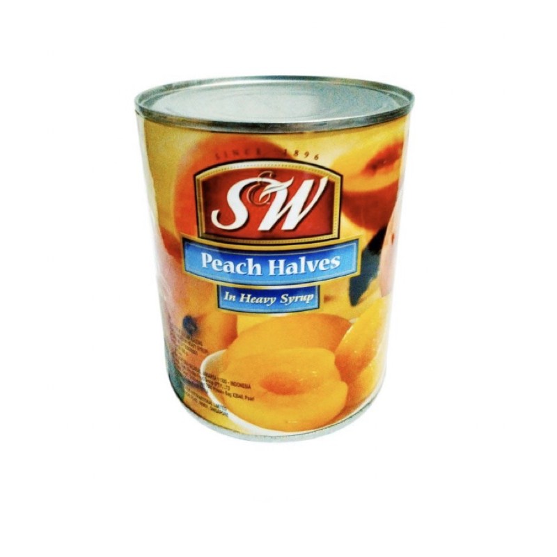 

S&W peach halves in heavy syrup 825 gr