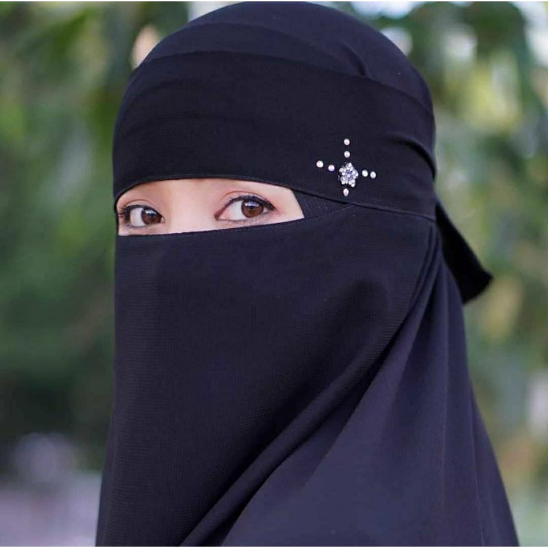 Niqab Bandana Niqab Cadar Niqab Yaman Cadar Bandana Niqob Viral Termurah Niqob MUTIARA