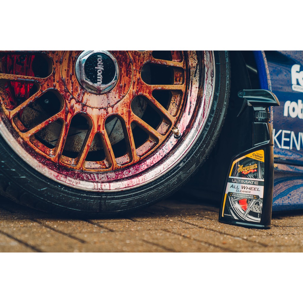 MEGUIARS Ultimate All Wheel Cleaner 100ml ECER Pembersih Pelek Berdarah MURAH