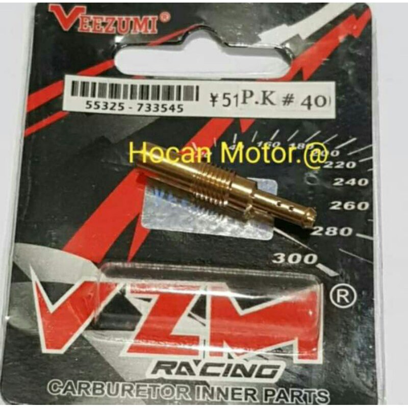 PILOT JET ZET UKURAN 40 TIGER NINJA R MIO SMILE MIO SPORTY MIO SOUL NSR PE