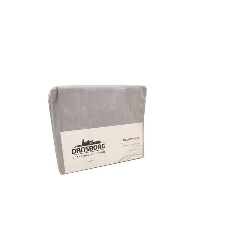 

JYSK Sarung Bantal Pillow Case DB 2pcs 1set Cotton 50X70CM Grey