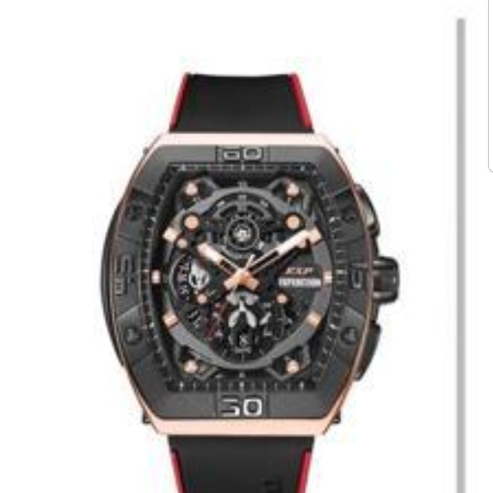 READY Jam tangan pria Expedition E 6800 E6800 black rosegold Original