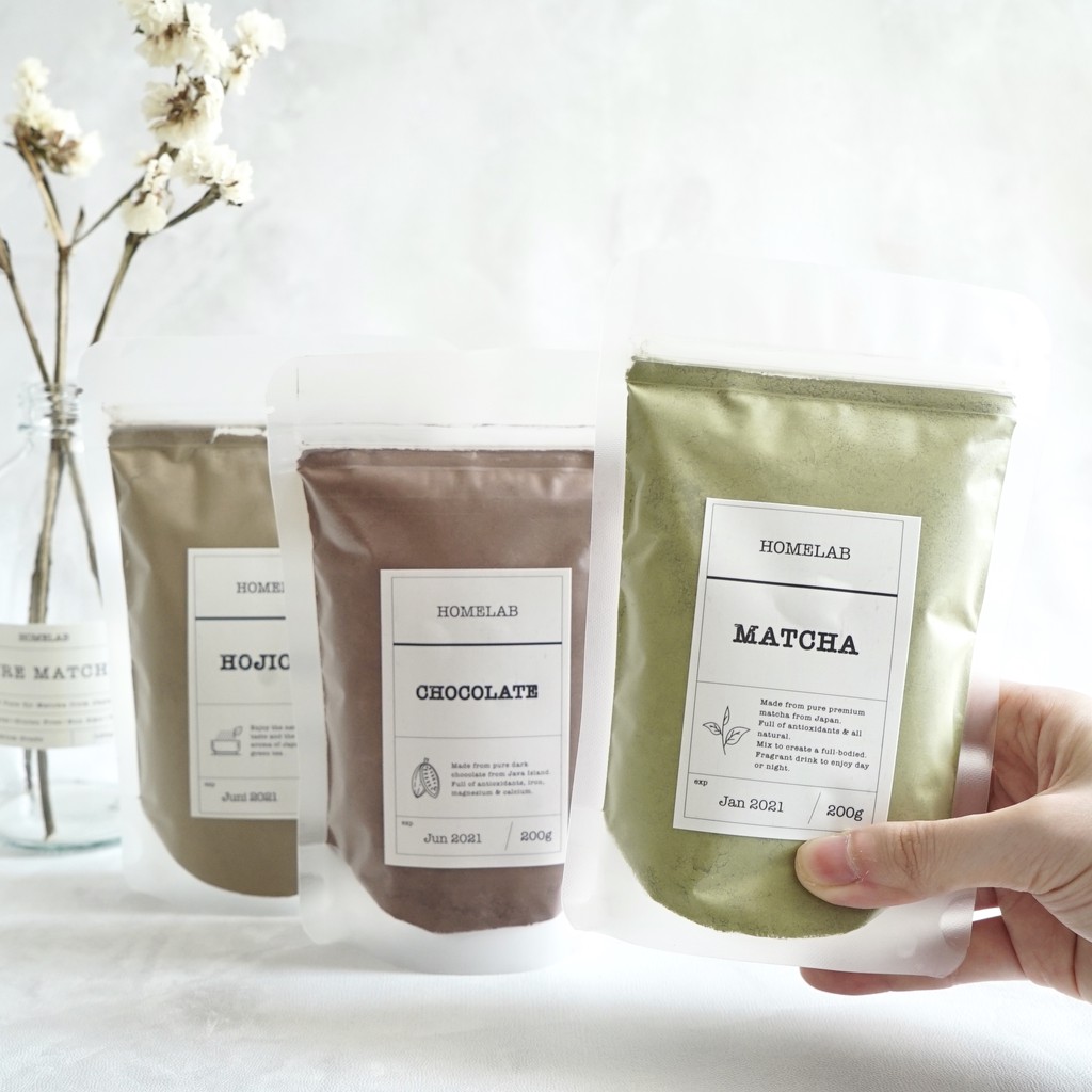 Paket Bubuk Matcha / Chocolate / Hojicha 6