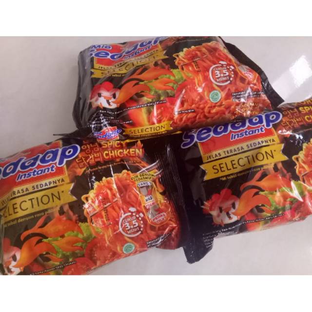 

Mie sedap selection