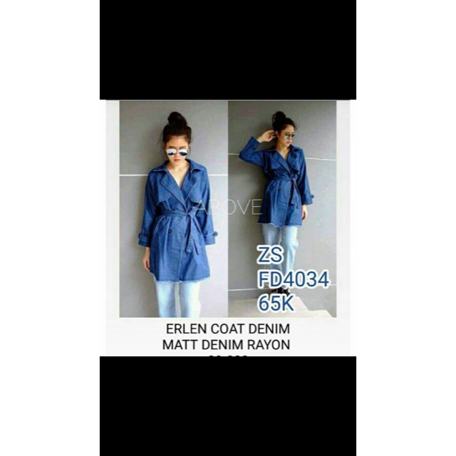 Coat denim