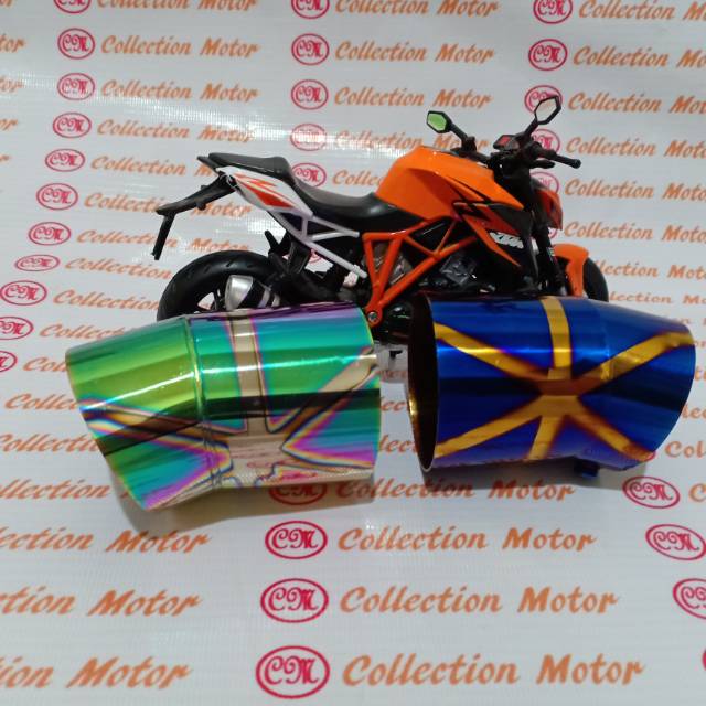 CORONG TUTUP KNALPOT MIO J-BEAT- VARIO 125 SCOPY FINO