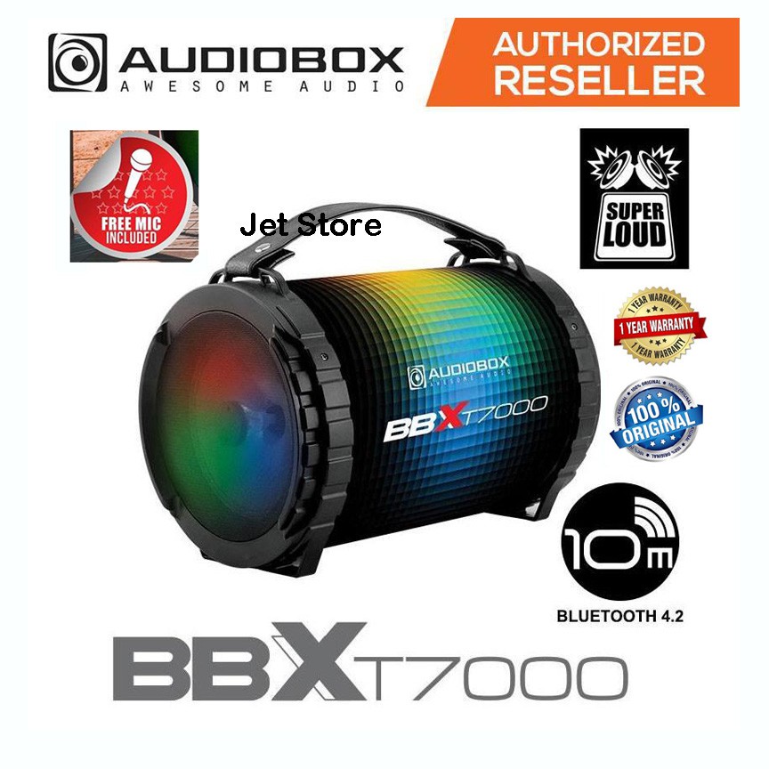 Audiobox Speaker BBX T7000 Super Loud - BLUETOOTH, TF-Card, USB, FM RADIO, AUX IN.