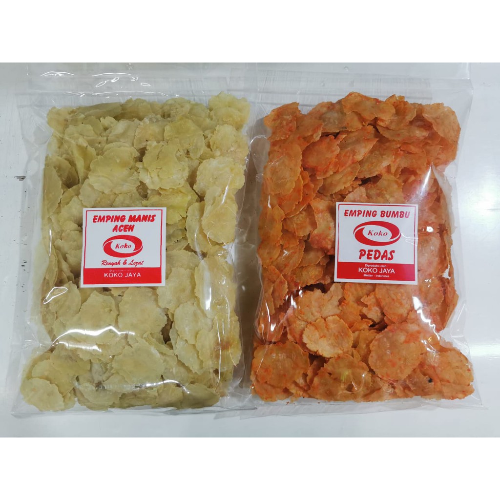 

Emping Manis Aceh Mentah 500gram / 1/2kg FIX
