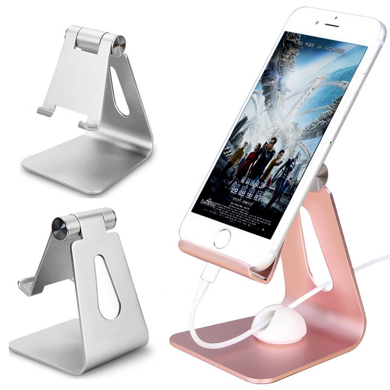 Universal Smartphone/Tablet Stand Holder Foldable Alloy Material For Desk